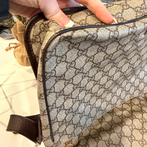 Gucci Beige and Brown Unisex Messenger Bag Authentic Paper! - Picture 11 of 15